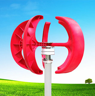 赤いランタン垂直軸風力タービン